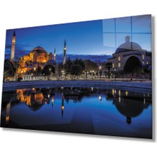 Bay Çağrı Istanbul Ayasofya Camii Manzara 4mm Dayanıklı Cam Tablo Temperli Cam