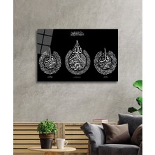 Bay Çağrı Ayetel Kürsi,felak ve Nas Suresi Cam Tablo