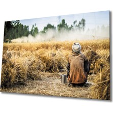 Bay Çağrı Buğday Cam Tablo