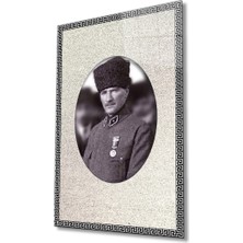 Bay Çağrı Atatürk Cam Tablo 4 mm Dayanıklı Temperli Cam