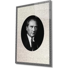 Bay Çağrı Atatürk Cam Tablo 4 mm Dayanıklı Temperli Cam