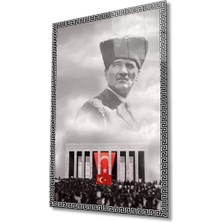 Bay Çağrı Atatürk Cam Tablo 4 mm Dayanıklı Temperli Cam