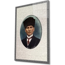Bay Çağrı Atatürk Cam Tablo 4 mm Dayanıklı Temperli Cam