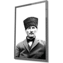 Bay Çağrı Atatürk Cam Tablo 4 mm Dayanıklı Temperli Cam