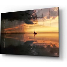 Bay Çağrı Doğa Manzara Cam Tablo 4mm Dayanıklı Temperli Cam