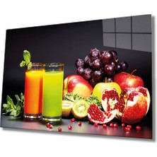 Bay Çağrı Meyveler Cam Tablo 4mm Dayanıklı Temperli Cam