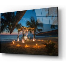 Bay Çağrı Doğa Manzara Cam Tablo 4mm Dayanıklı Temperli Cam