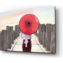 Bay Çağrı Doğa Manzara Cam Tablo 4mm Dayanıklı Temperli Cam