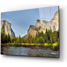 Bay Çağrı Doğa Manzara Cam Tablo 4mm Dayanıklı Temperli Cam