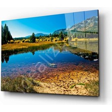 Bay Çağrı Doğa Manzara Cam Tablo 4mm Dayanıklı Temperli Cam