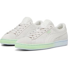 Puma Kadın Warm White-Spring Fern Puma Suede Classic Beach Days Wns Kırık Beyaz Kadın Günlük Spor Ayakkabı