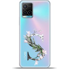 Cupcase Vivo Y33S Kılıf Esnek Silikon Kamera Koruma Kişiye Özel Harfler Flora - Ş Harfi