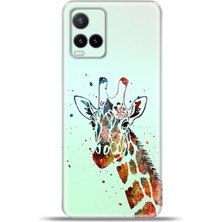 Cupcase Vivo Y33S Kılıf Esnek Silikon Kamera Koruma 4K Desenli Özel Tasarım - Graffeart
