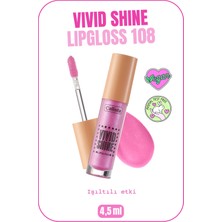 Callista Beauty Callista Vivid Shine Lipgloss Nemlendiricili Dudak Parlatıcısı 108 Pink Utopia - Pembe