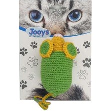 Jooys Amigurumi Kedi Oyuncağı Tekli Fare