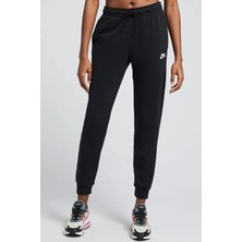 Nike Sportswear Essantial Standart Kesim Siyah Kadın Eşofman Altı