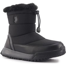 U.S. Polo Assn.  Raıny 3pr Siyah Siyah Kadın Outdoor Hi Bot