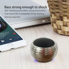 Jingyi Bluetooth Özellikli Kablosuz Hoparlörler, Subwoofer'lı Suya Dayanıklı Kablosuz Taşınabilir Hoparlör, Spor Hoparlör, Küçük Çelik Top, Stereo Hd Surround Ses, Tüm Akıllı Telefonlar I (Yurt Dışından)