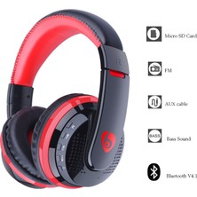 Jingyi Nvahva Bas Bluetooth Kulaklık Kulaklık, Kulak Üstü Bluetooth Kablosuz Kulaklık Auriculares 3.5mm Aux Tf Kart Müzik Fm Radyo (Yurt Dışından)