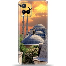 Cupcase Vivo Y32 Kılıf Esnek Silikon Kamera Koruma 4K Desenli Özel Tasarım - Kızıl Istanbul