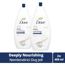 Dove Deeply Nourishing Nemlendirici Duş Jeli 450ml x2