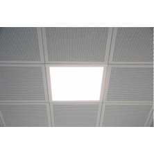 Full Reyon 30 x 30 cm Asma Tavan LED Artmatür, Beyaz Işık 24 Watt Klipin Tavan Lambası, LED Asma Tavan Lambası