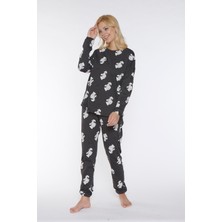 Rubina Secret Oversize Uzun Kollu Pijama