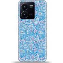 Cupcase Vivo Y22S Kılıf Esnek Silikon Kamera Koruma 4K Desenli Özel Tasarım - Damla