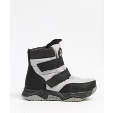 Benetton Benetton® | BN-70000 - 3256 Gri Siyah - Çocuk Bot