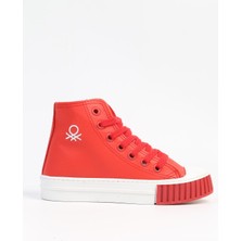 Benetton BN-30560 - 3114 Kırmızı - Çocuk Spor Ayakkabı