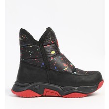 Benetton Benetton® | BN-50046 - 3256 Siyah Kirmizi - Çocuk Bot