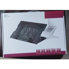 Mettzchrom Mq-D8 Notebook Soğutucu Ledli Çift Fanlı Laptop Soğutucu