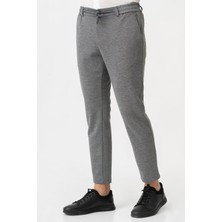 White Stone Gela P1002 Regular Fit Likralı Jogger Pantolon O.gri