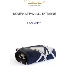 İyi Geceler İstanbul Modernist Çift Kişilik Pamuklu Battaniye