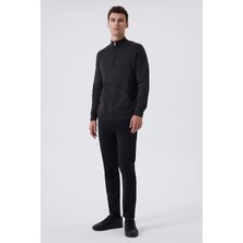 Lee Cooper Roberto Normal Bel Dar Kesim Düz Paça Siyah Erkek Pantolon