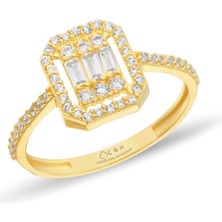 ÇGK KUYUMCULUK 14 Ayar Baget Altın Yüzük 14CGKYZK013