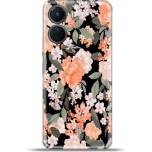 Cupcase Vivo Y16 Kılıf Esnek Silikon Kamera Koruma 4K Desenli Özel Tasarım - Amber