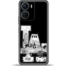 Cupcase Vivo Y16 Kılıf Esnek Silikon Kamera Koruma 4K Desenli Özel Tasarım - Los Angeles La