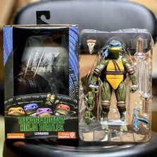 Ywxlight Neca Teenage Mutant Ninja Turtles Figürlerinin Mafsallı Hareketli Model Süslemelerine Sahip Yüksek Kaliteli Versiyonu (Yurt Dışından)