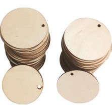İllusory 50X Dıy Tr Diskler Tr Kolye Dekorasyon Parçaları Açıığı Bitmemiş 4cm (Yurt Dışından)