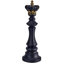 İllusory Reçine Satranç Heykeli Heykel Heykelcik Uluslararası Satranç Tahtası I 13X13X40.5 cm (Yurt Dışından)
