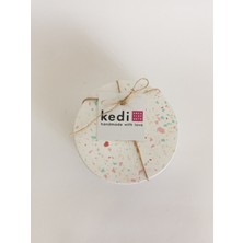 Kedi Creative Arts Terrazzo 4'lü Bardak Altlığı Seti