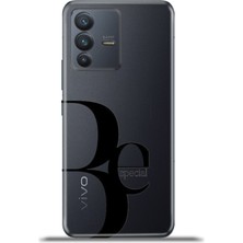 Cupcase Vivo V23 5g Kılıf Esnek Silikon Kamera Koruma 4K Desenli Özel Tasarım - Be Special