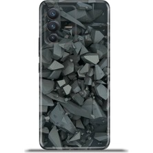 Cupcase Vivo V23 5g Kılıf Esnek Silikon Kamera Koruma 4K Desenli Özel Tasarım - Broken