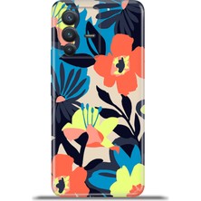 Cupcase Vivo V23 5g Kılıf Esnek Silikon Kamera Koruma 4K Desenli Özel Tasarım - Soyut Orman