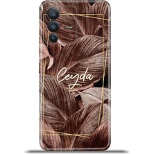Cupcase Vivo V23 5g Kılıf Silikon Esnek Kamera Koruma Kişiye Özel Isim - Kır Yapraklar