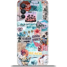 Cupcase Vivo V23 5g Kılıf Esnek Silikon Kamera Koruma 4K Desenli Özel Tasarım - South Beach
