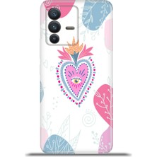 Cupcase Vivo V23 5g Kılıf Esnek Silikon Kamera Koruma 4K Desenli Özel Tasarım - Corazon
