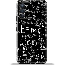 Cupcase Vivo V23 5g Kılıf Esnek Silikon Kamera Koruma 4K Desenli Özel Tasarım - Einstein Denklem
