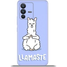 Cupcase Vivo V23 5g Kılıf Esnek Silikon Kamera Koruma 4K Desenli Özel Tasarım - Lamaste